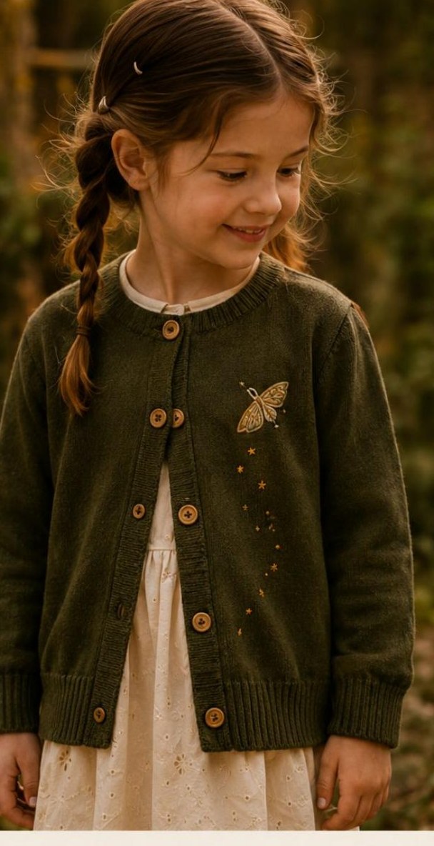 On the cuff — The Moth Cardigan